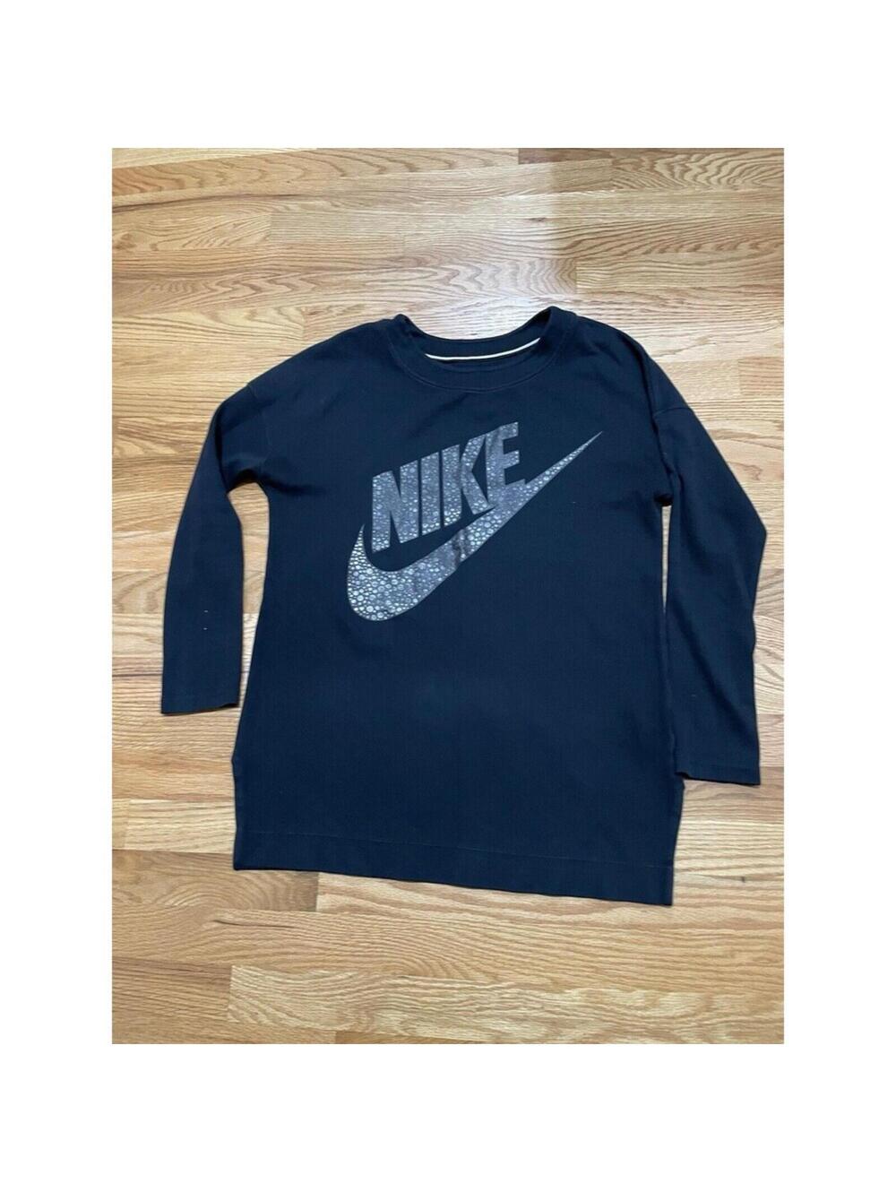 Women’s Nike Long sleeve Sweatshirt Long Navy Blue M Medium